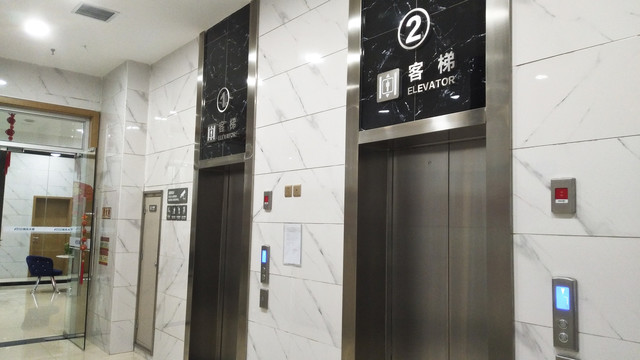 写字楼电梯间标识