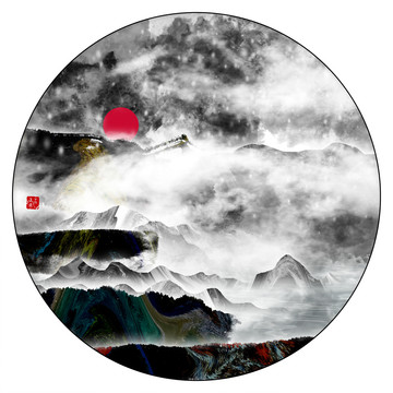 客厅挂画