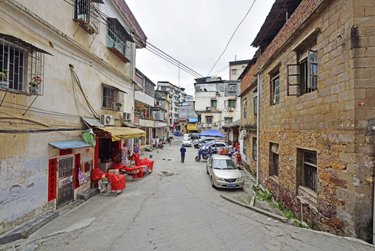 中国老街景