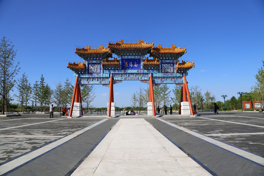 北京南海子公园牌楼
