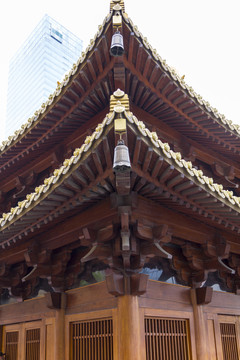 静安寺木雕建筑