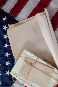 美国国旗上的法律文件