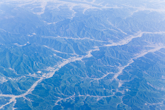 高空航拍大地