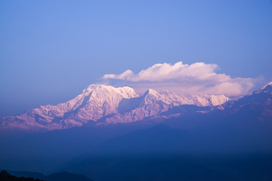喜马拉雅安娜普尔纳雪山