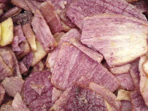 紫薯干果