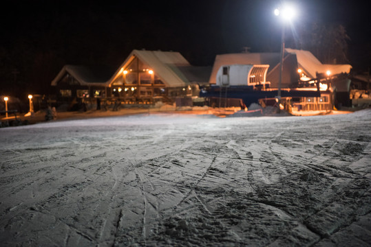 夜光滑雪场