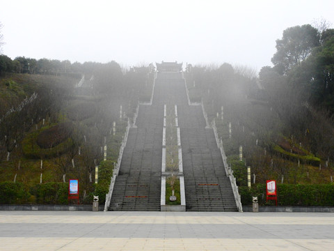 九江南山公园广场台阶