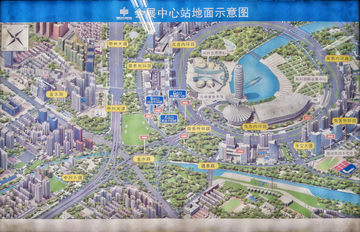 郑州CBD规划图