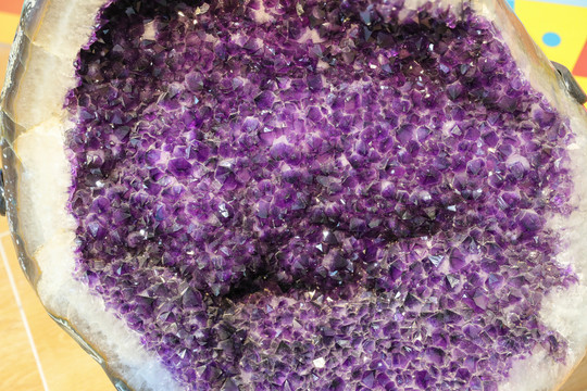 天然紫水晶簇