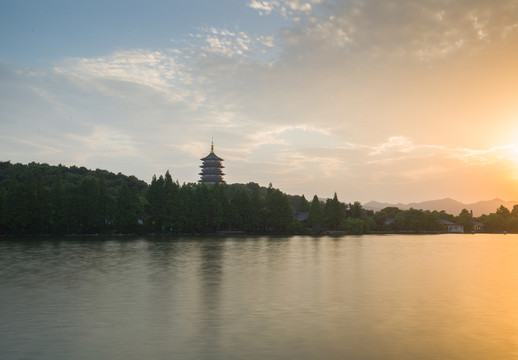 西湖雷峰夕照