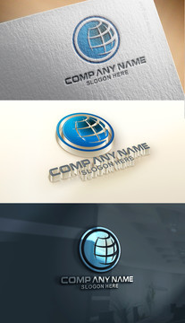 地球全球商务合作logo