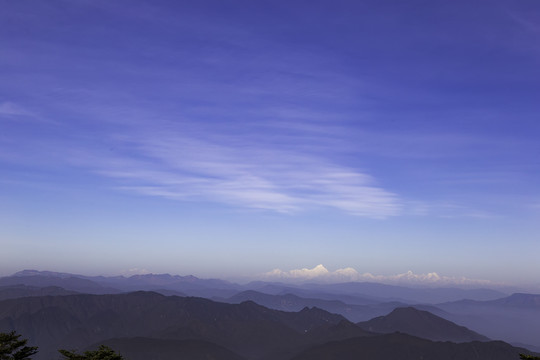 峨眉山金顶风景