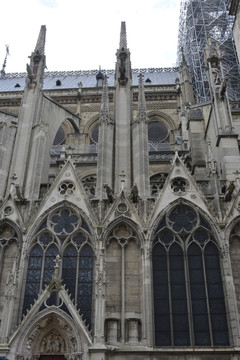 巴黎圣母院建筑雕塑
