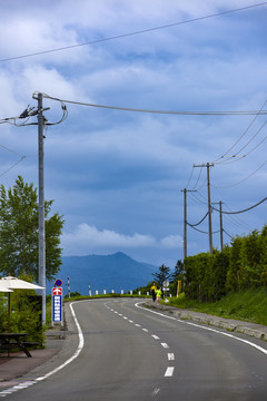 北海道风光之道路