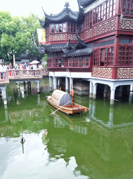 上海豫园 小船