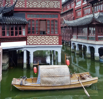 上海豫园 小船