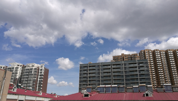 城市建筑图片素材蓝天白云图片