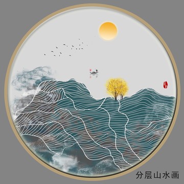 线条抽象画