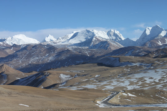 西藏风景风光珠峰