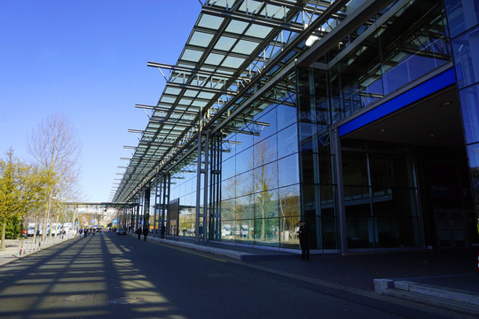 德国汉诺威展览中心展厅建筑群