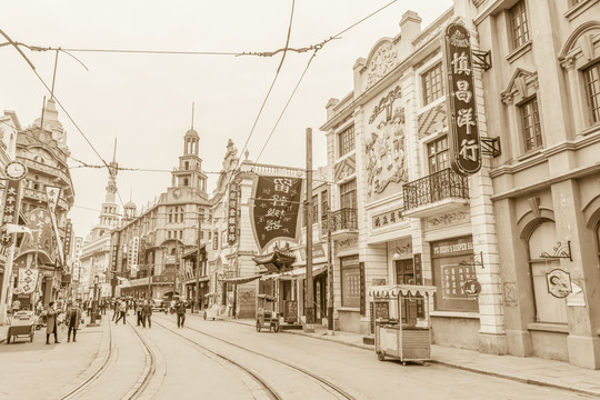 老上海南京路