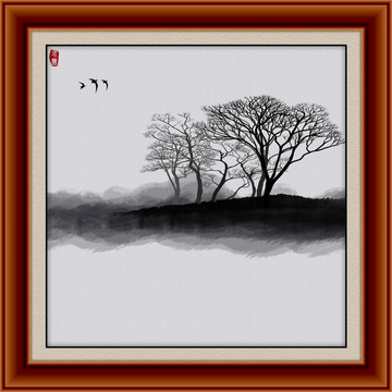 水墨画