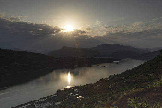 金沙江向家坝库区