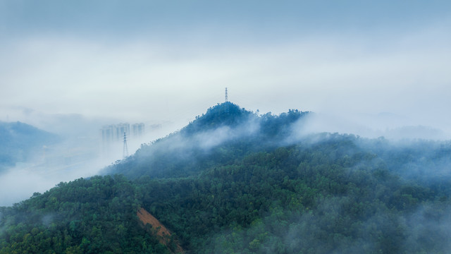 五桂山云海