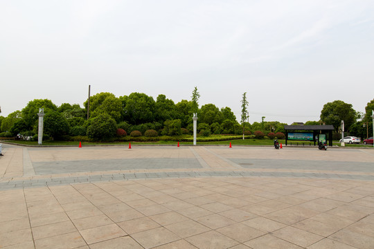 江苏常州春秋淹城遗址公园广场