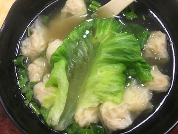 青菜云吞