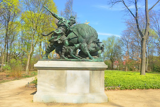 柏林普鲁士皇家狩猎雕塑