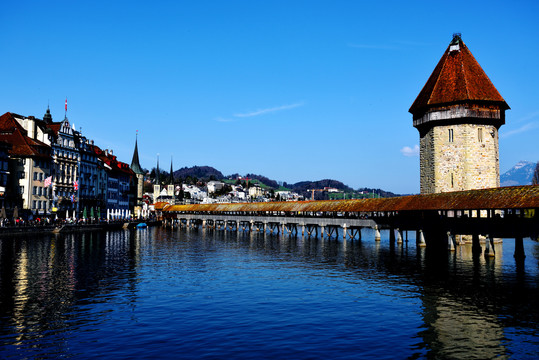 瑞士琉森廊桥
