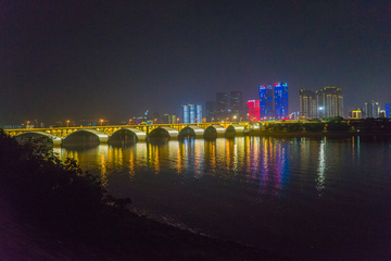 橘子洲大桥夜景