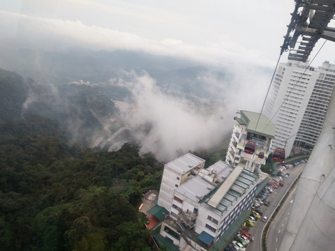马来西亚建筑云顶旅游缆车