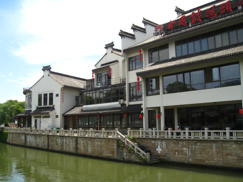 无锡古运河沿河景观