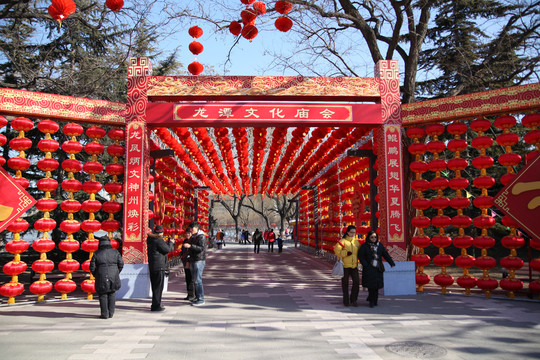 北京龙潭湖公园庙会