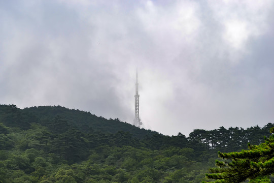 黄山光明顶信号塔