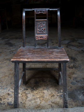 老物件木雕椅子