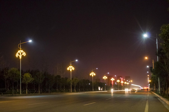城市道路银杏元素景观灯路灯装饰