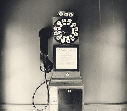 复古电话亭