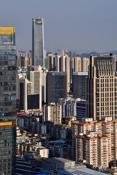 广州天河城市建筑风光