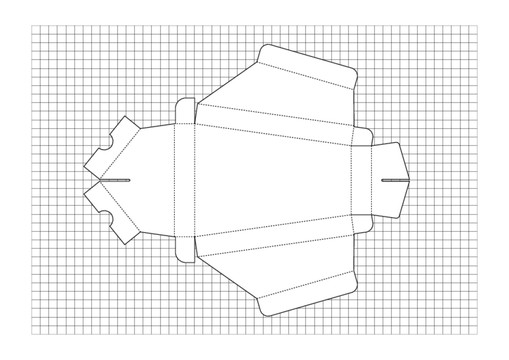 盒子分解图
