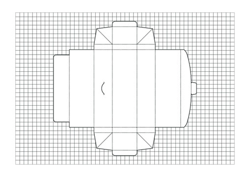 盒子分解图