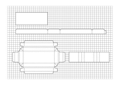 盒子分解图