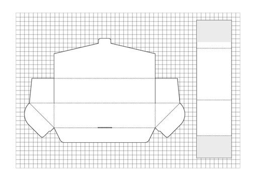 盒子分解图