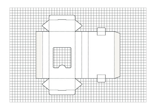盒子分解图