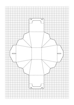 盒子分解图