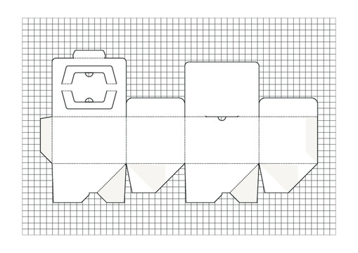 盒子分解图