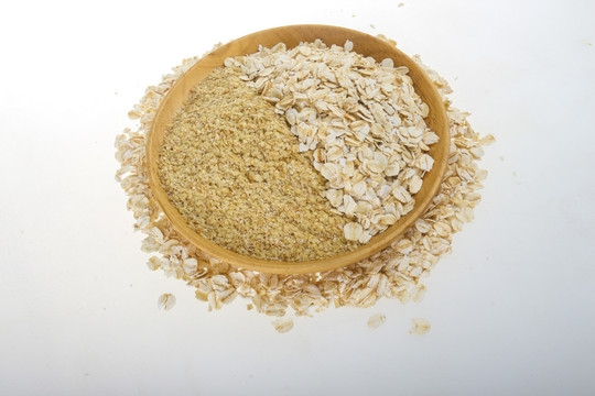 小麦胚芽和燕麦片