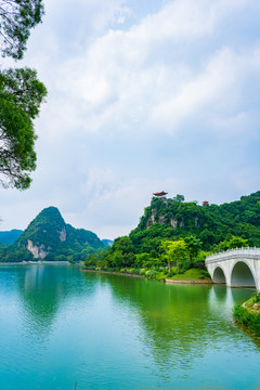 柳州大龙潭公园山水风景